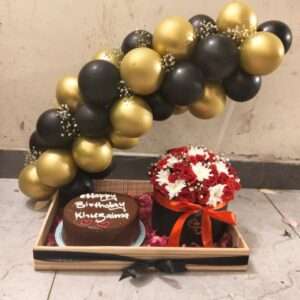 Black & Gold Birthday Surprise
