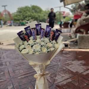 Luxury Chocolate & Rose Bouquet