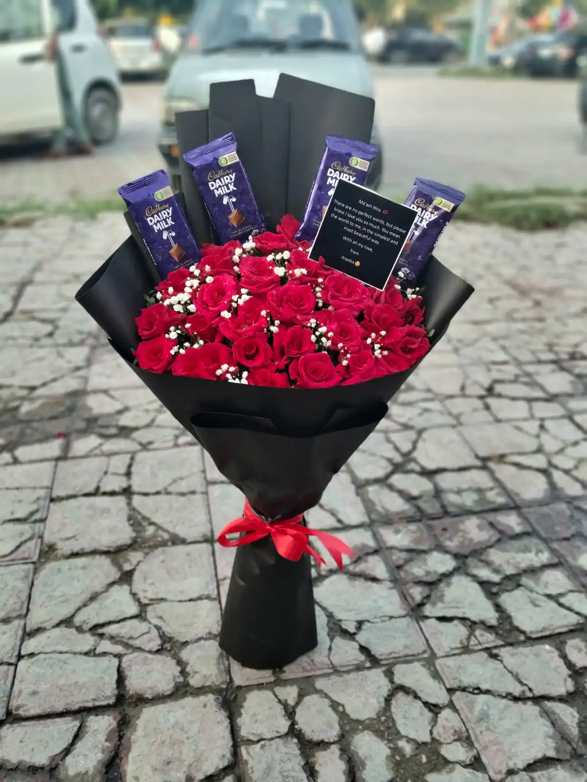 Love Dairy Milk Rose Bouquet