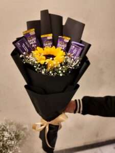 Sunflower Chocolate Delight Bouquet