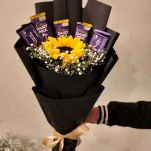 Sunflower Chocolate Delight Bouquet