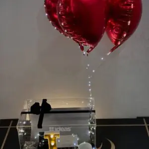 Signature Heart Balloon Acrylic Box