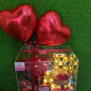 Royal Love Surprise Acrylic Box