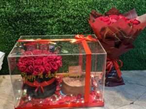 Crimson Love Anniversary Surprise Box