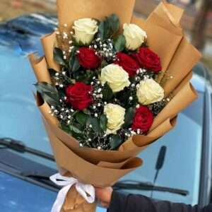 Imported Mixed Rose Bouquet