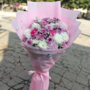 Pink & Purple Flowers Bouquet