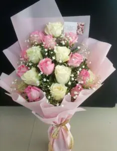 Imported Roses Flowers Bouquet