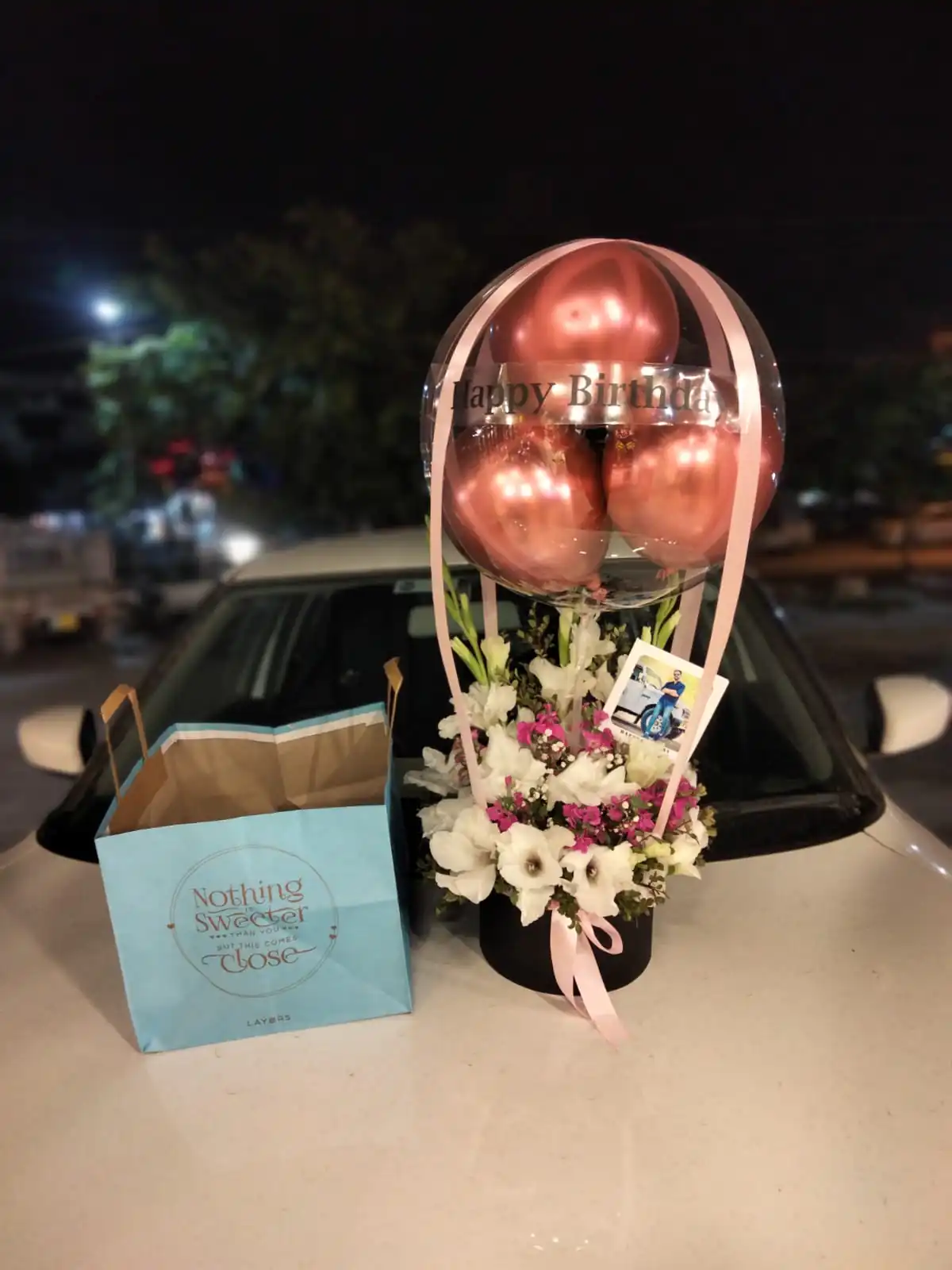 Rose Gold Birthday Bloom Box
