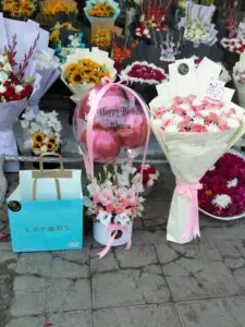 Personalized Balloon & Flower Box
