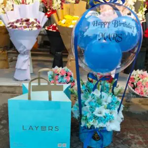 Premium Blue Birthday Celebration Box