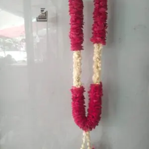 Royal Red Rose Jasmine Mala