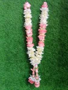 Blush Harmony Floral Mala