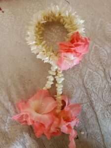 Peach Blossom Jasmine Gajra