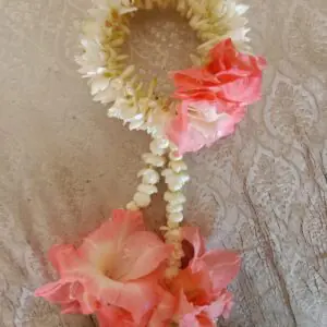 Peach Blossom Jasmine Gajra