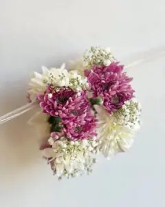 Purple Pearl Floral Gajra