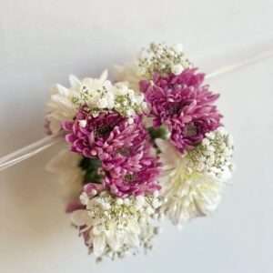 Purple Pearl Floral Gajra