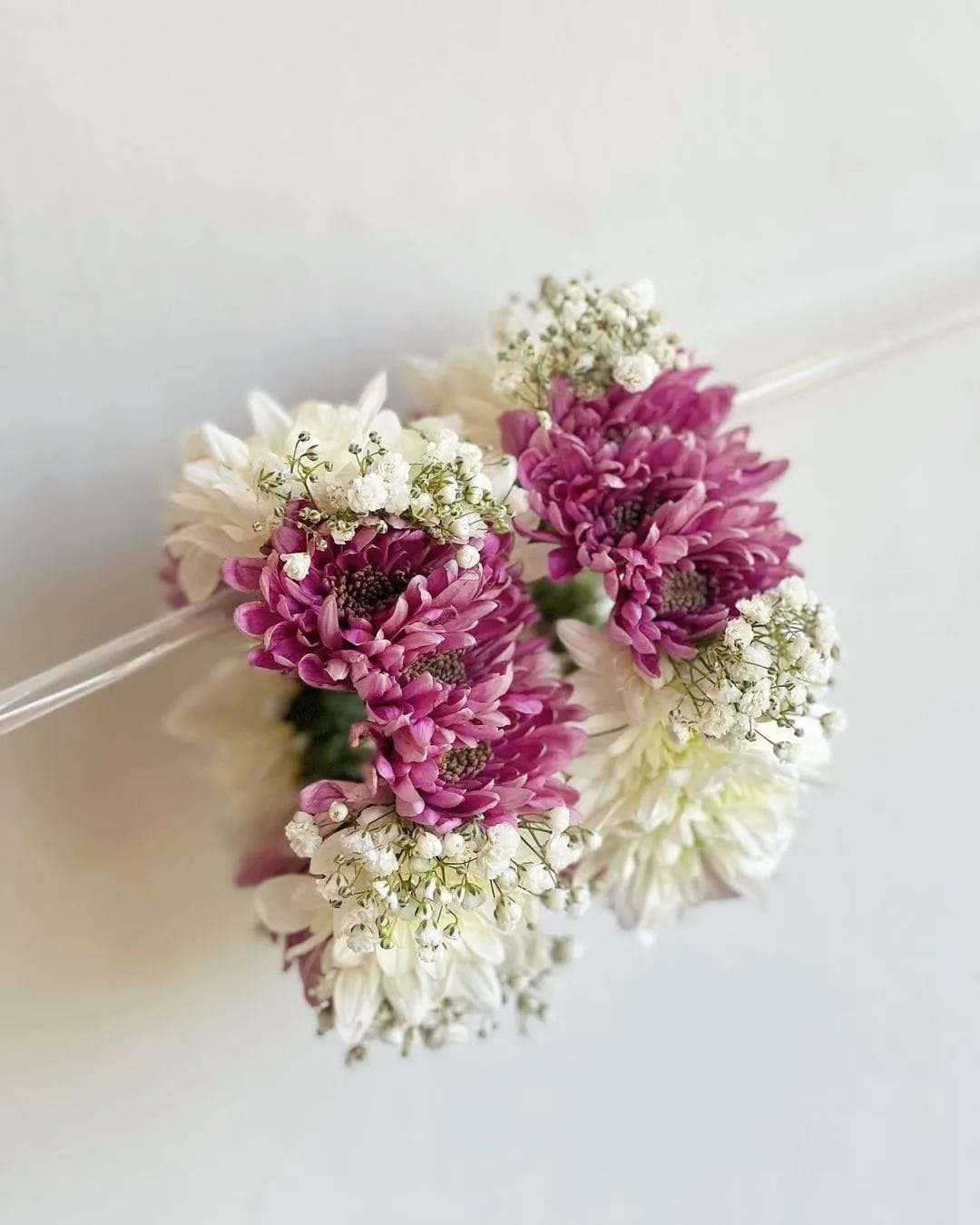 Purple Pearl Floral Gajra