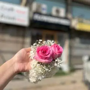 Pink Rose Gajra