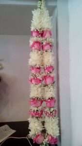 Pink Rose Bridal Wedding Haar