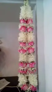Pink Rose Bridal Wedding Haar
