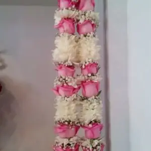 Pink Rose Bridal Wedding Haar