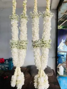 Royal White Wedding Haar Pair
