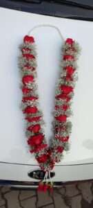 Royal Red Rose Bridal Haar