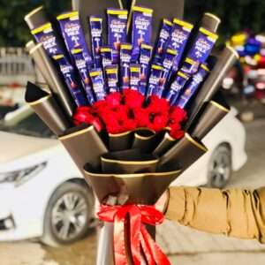 Chocolate & Red Roses Luxury Bouquet