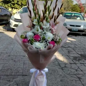 Gladiolus & Rose Bouquet