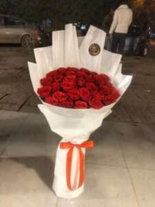Classic Red Roses Luxury Bouquet