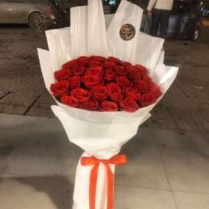 Classic Red Roses Luxury Bouquet