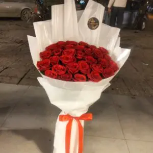 Classic Red Roses Luxury Bouquet