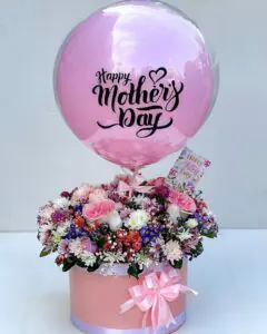 Happy Mother’s Day Floral Balloon Box