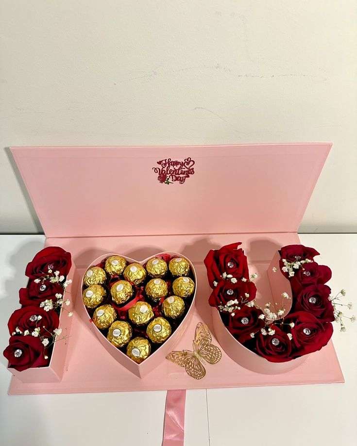 Luxury Love Floral Chocolate Box
