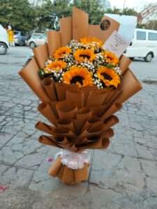Golden Joy Sunflower Bouquet
