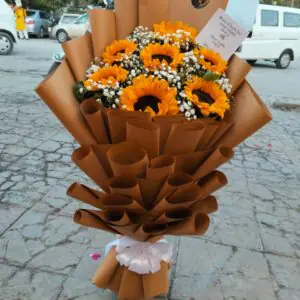 Golden Joy Sunflower Bouquet