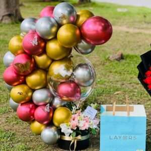 Happy Birthday Luxury Balloon Bloom Box