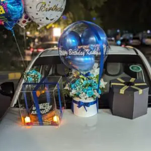 Royal Blue Birthday Surprise Box