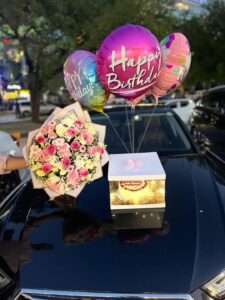 Blush Bloom Birthday Surprise Set