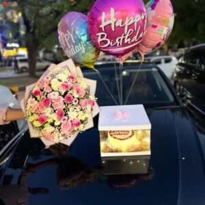 Blush Bloom Birthday Surprise Set