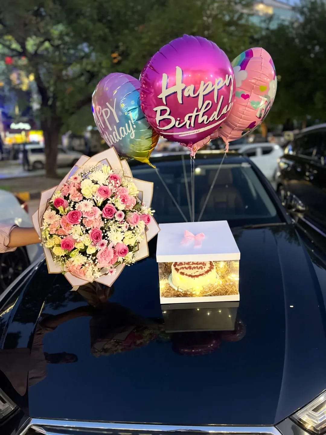 Blush Bloom Birthday Surprise Set