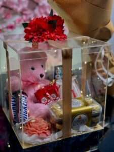 Luxury Teddy & Chocolate Surprise Box