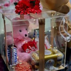 Luxury Teddy & Chocolate Surprise Box