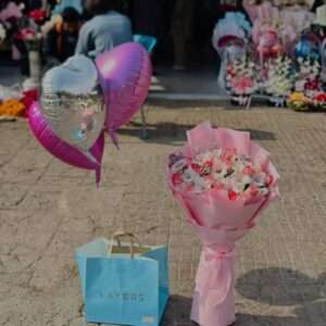 Royal Crimson Velvet Cake Box