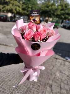 The Pink Petals Graduation Bouquet