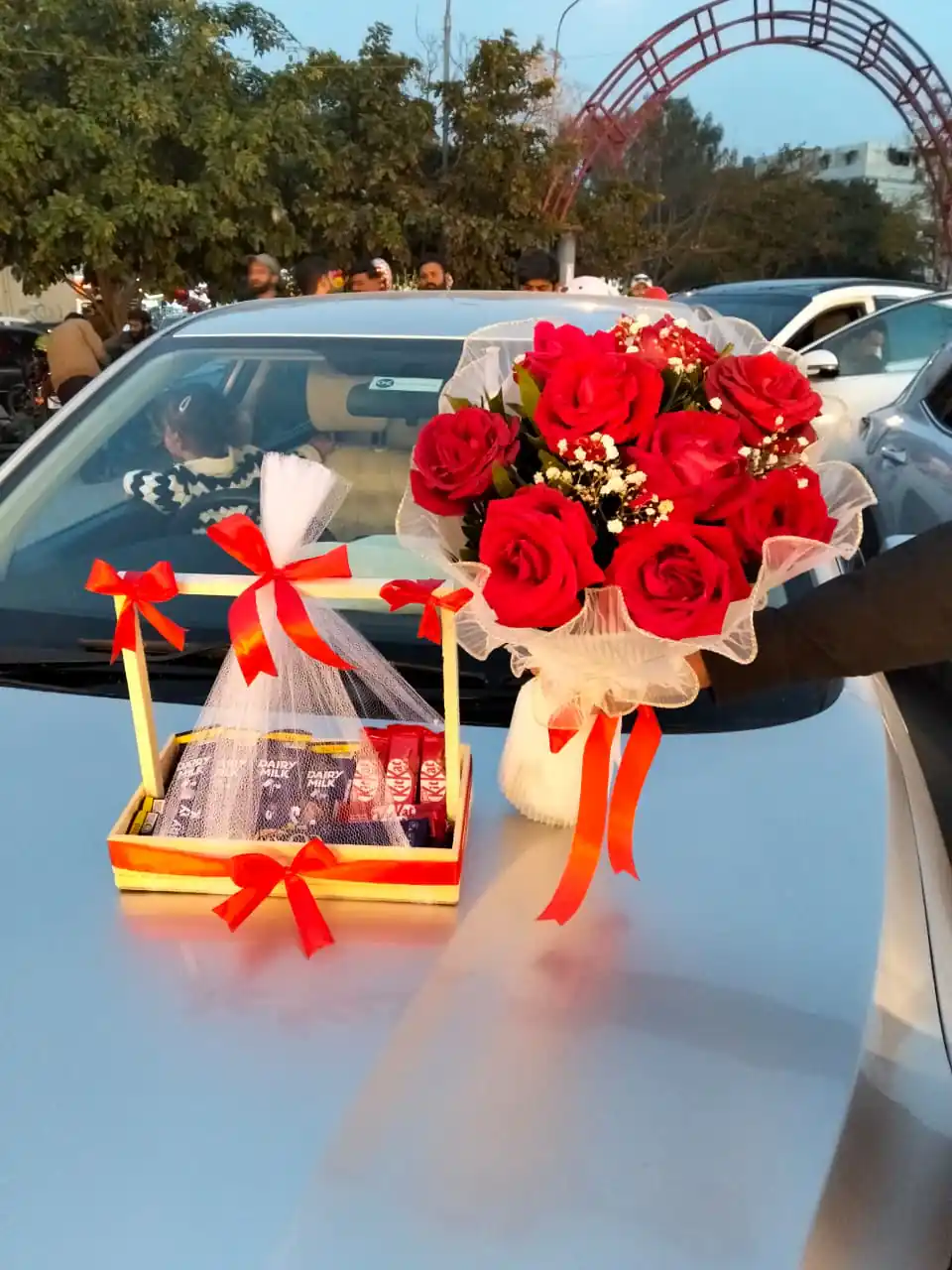 The Classic Red Rose & Chocolate Duo