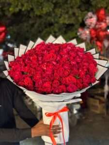 Grand Luxury Red Roses Bouquet